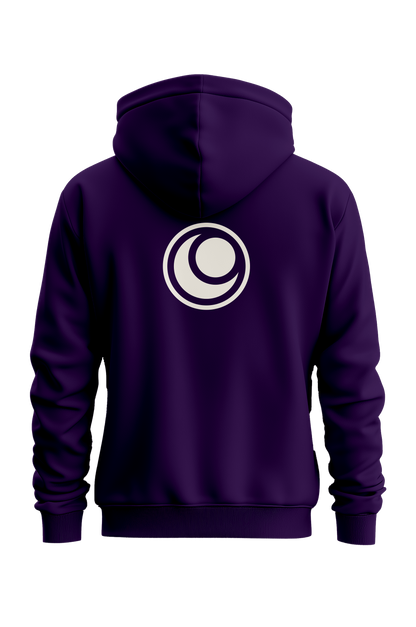Enclave Zipped Hoodie - Purple